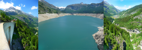 Un ouvrage colossal, un site grandiose et une vue magnifique sur Les Brévières