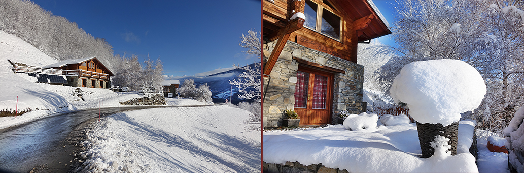 Les couleurs de l'automne au chalet Djan è Glyamo - Les citrouilles du jardin 